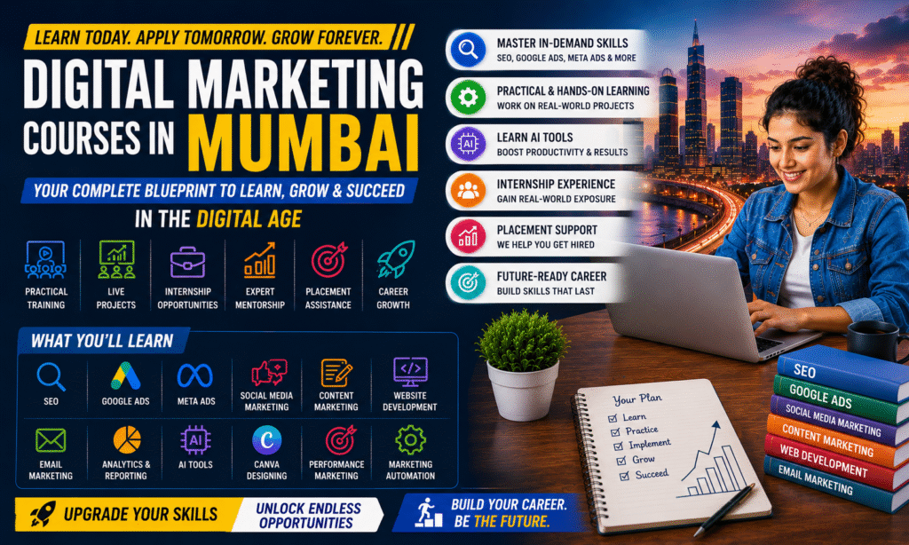 Digital Marketing Courses in Mumbai: Your Complete Blueprint to Learn, Grow, and Succeed in the Digital Age